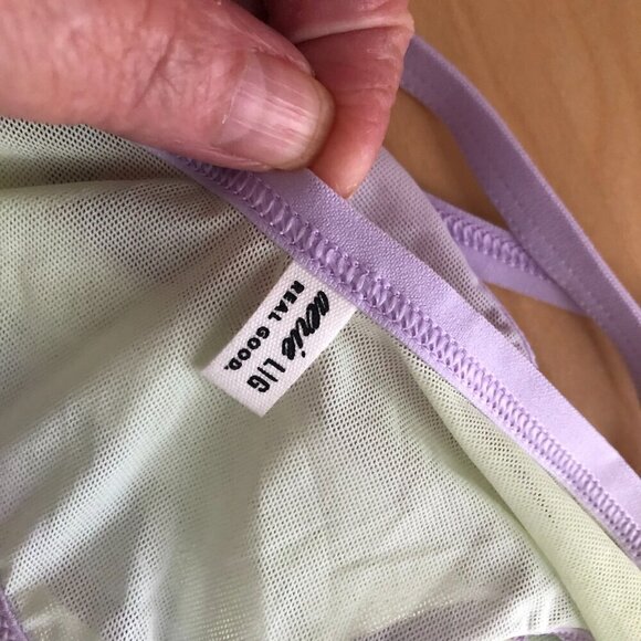 Aerie Smoothez Mesh Bodysuit in Violet Flurry - NWT's - Picture 11 of 11